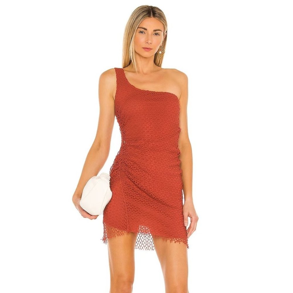 IRO NWT Juney Mini Dress in Brick Orange size US 8/EU 40